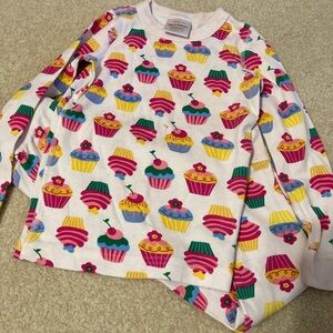Hanna Andersson Colorful Cupcake Pajama Set